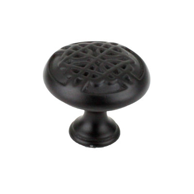 Handpainted Highlander 1 3/8" Diameter Round Knob
