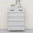 Six Drawer White Side Table