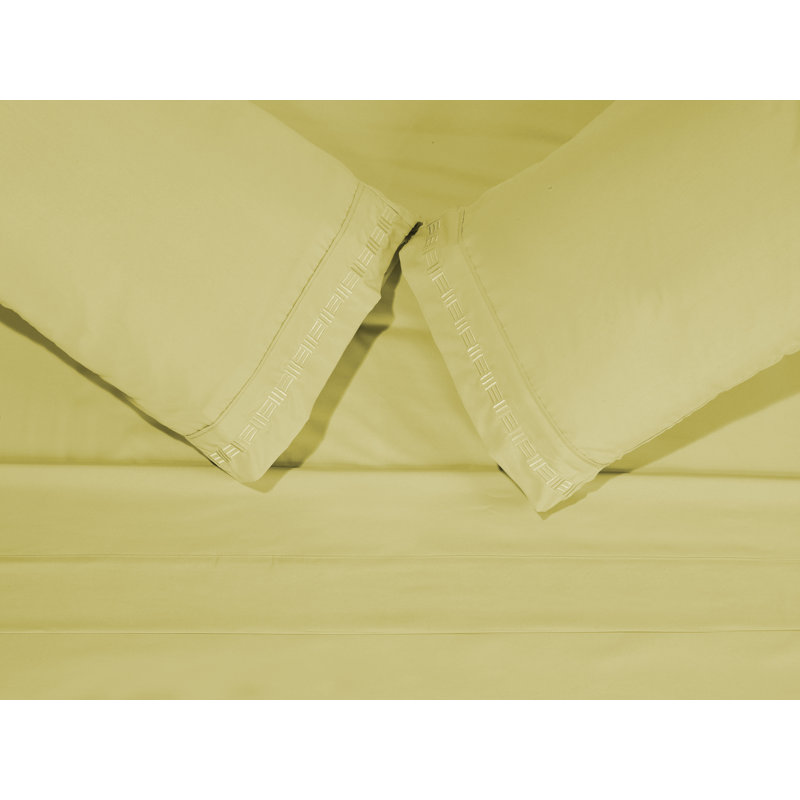 Ensemble de draps en microfibre Paarizaat 9900 Series, Jaune, Complet/Double