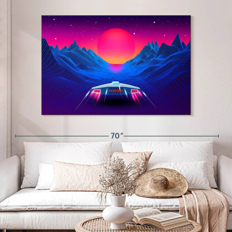Kelan Synthwave Adventure, 34" H x 51" W