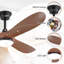  Ventilateur de plafond de style moderne à 3 pales de 60 po avec télécommande Nicola-543563002