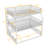 Metal Triple Bunk Bed with Full-Length Guardrails, Quiet Slat Support System-441867841-441867846
