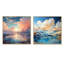 «Clouds Charm», ensemble de 2 collages carrés-1045640415-1045640410