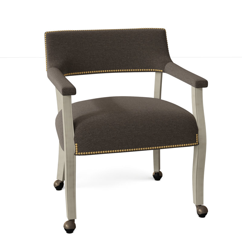 Thayer Armchair, Nickel, Pewter (9953 65), Walnut