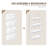 4-Tier Foldable Bookshelf With Metal Frame, No-Assembly Storage Shelves & Plant Display Rack For Home Office-578276087