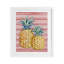 Ananas tropical brossé, reproduction encadrée sous verre, design par Paul Brent-463133946-463133944
