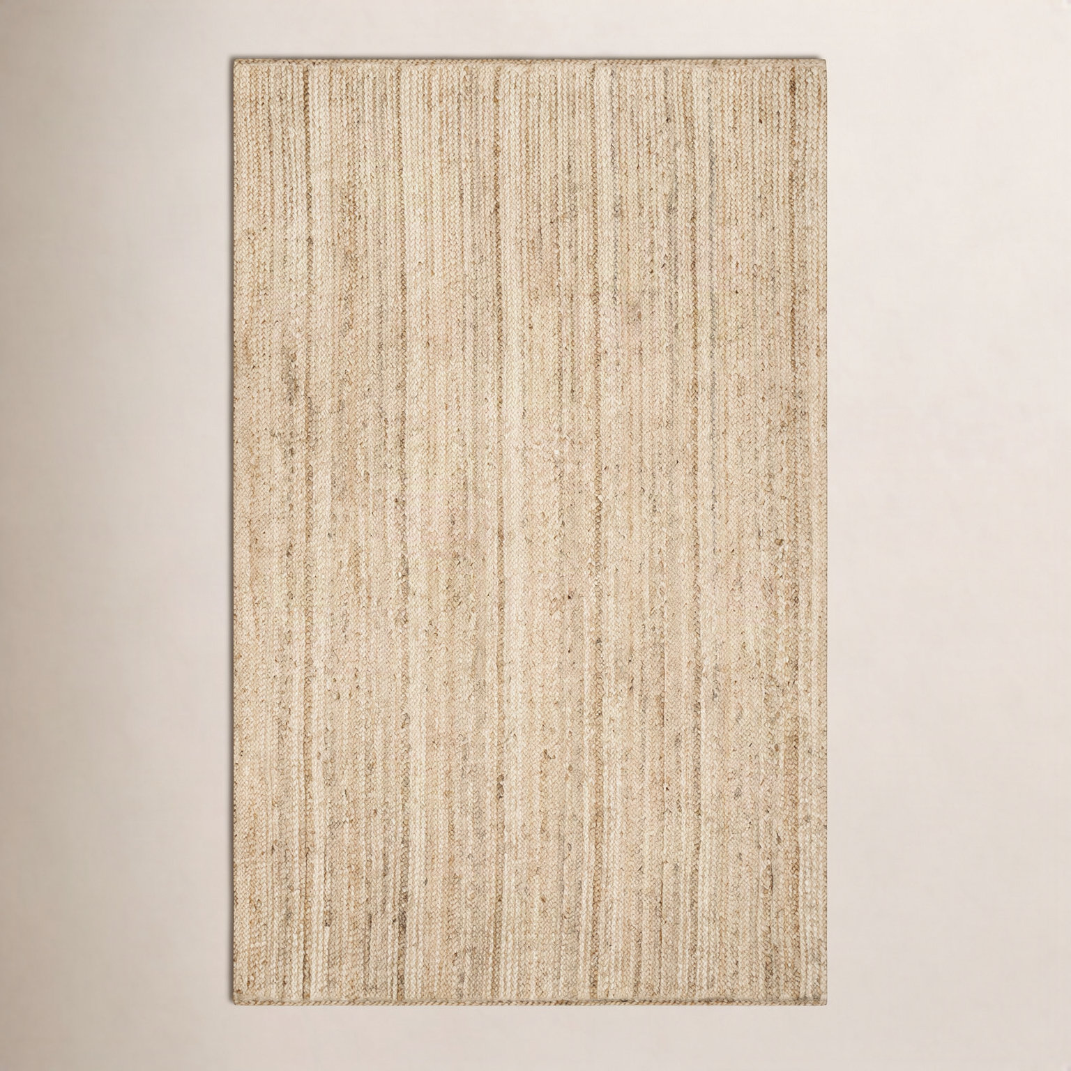 Natural Hand-Woven Jute Rug, Rectangle 7'6" x 9'6"