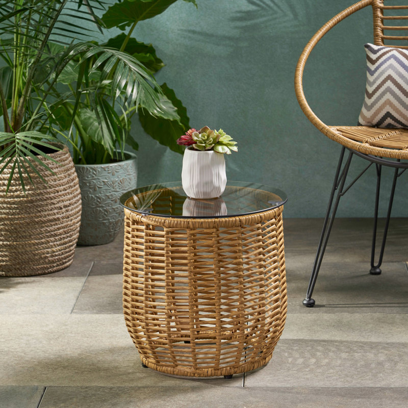 Table d'appoint NUSA, Marron clair