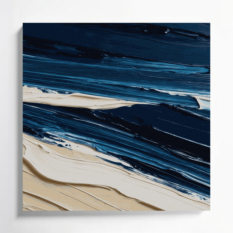 Art mural horizontal sur toile, H 8 po x l 8 po
