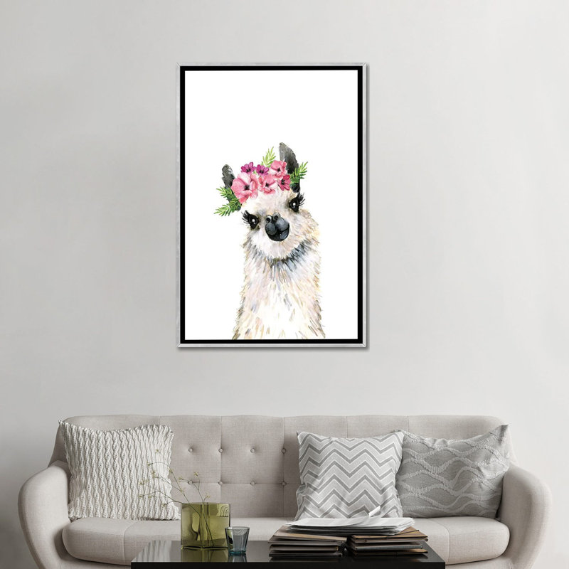 "Boho Terracota Road" par Mambo art studio-impression, Pas de tapis, H 48 po x l 32 po x 1,5 po, Toile avec cadre noir