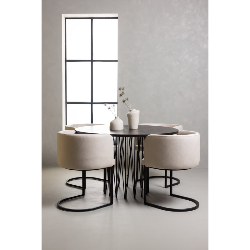 Fawnlily 4 - Person Dining Set