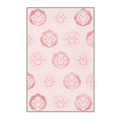 High-Quality 3D Printed Area Rug (2.6 x 4.0 ft), 100% Polyester, 0.3 in Pile Height | Antibacterial, Non-Slip PVC Felt Dot Underside | Machine Washable, Elegant Design for Living Room, Bedroom & Office