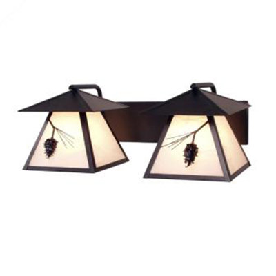 Lanterne murale d’extérieur 2 lumières double Aitken