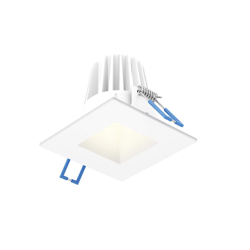 Panneau lumineux carré à DEL 2 po, Blanc