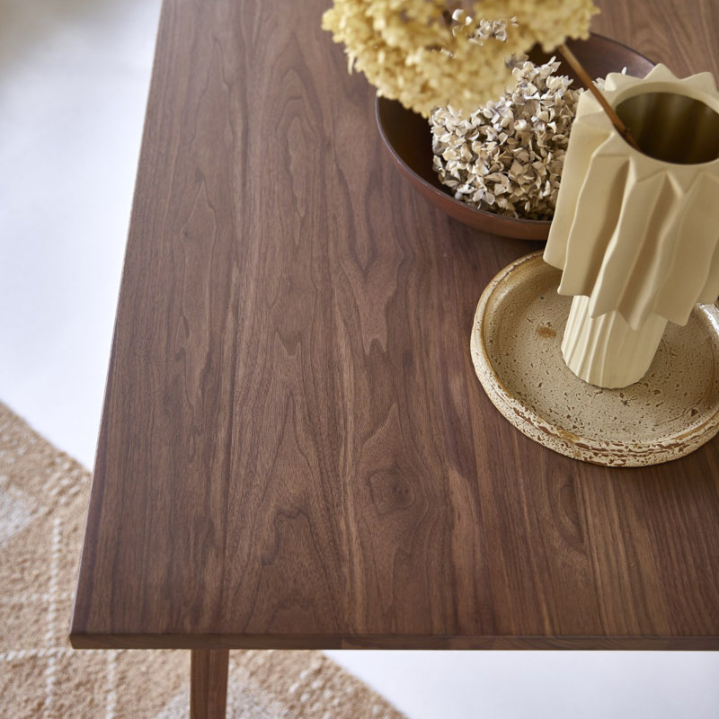 Esmée Walnut Solid Wood Dining Table