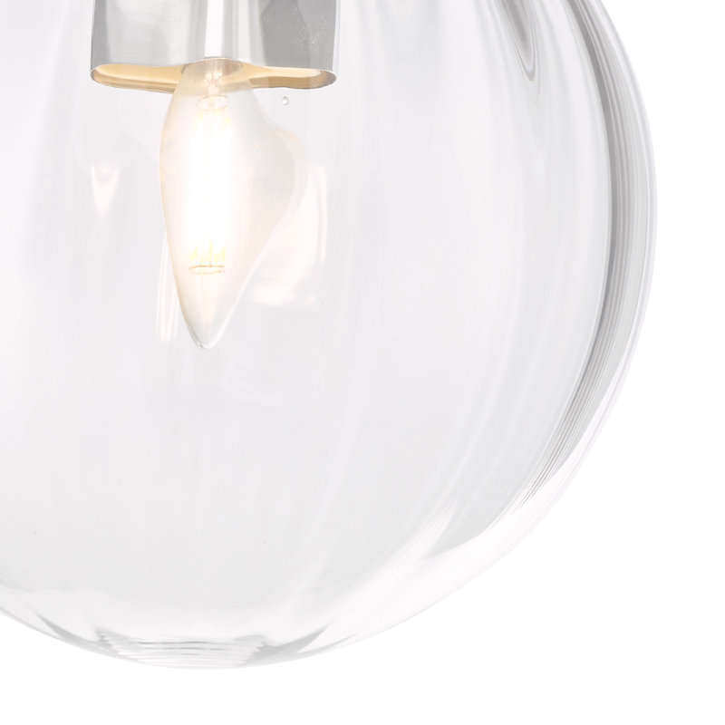 Quadrell Glass Flush Mount