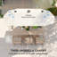 Parasol d'extérieur 10 pi, double face, beige-1266034254
