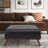 Owen 36"W Upholstered Mid-Century Modern Square Lift-Top Ottoman with Tufted Detail-91266676