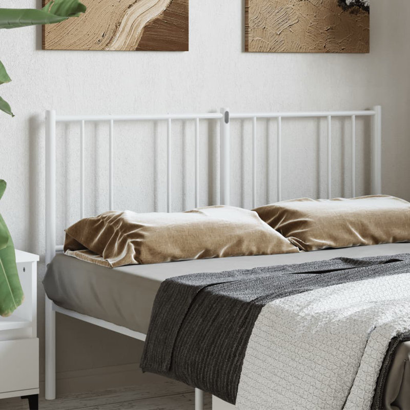 Eilleen Durable Metal Headboard, Modern Style, Black, Queen