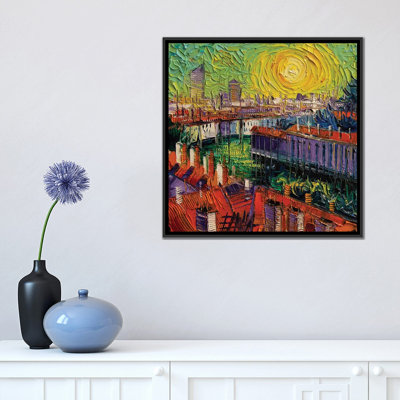 «A Summer in Lyon», reproduction sur toile