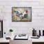 «Lace Rooster A» par Jean Plout, art mural sur toile, 16 po x 12 po