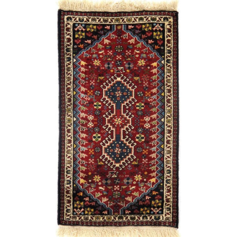 Migan Oriental Area Rug in Red