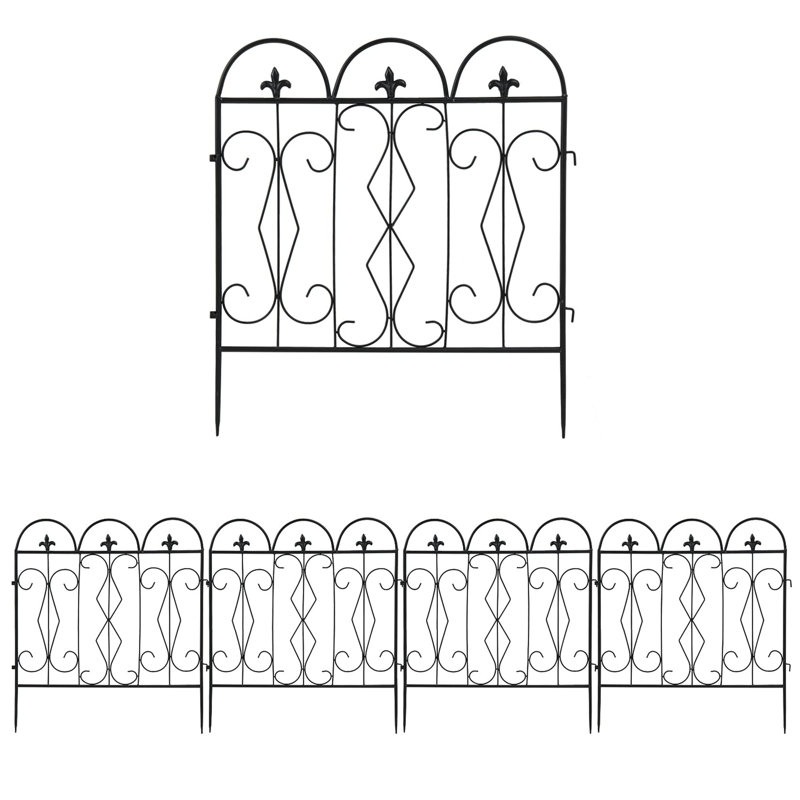 70cm H x 61cm W Metal Fence Panels