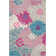 Carollee Floral Gray/Pink/Blue Area Rug