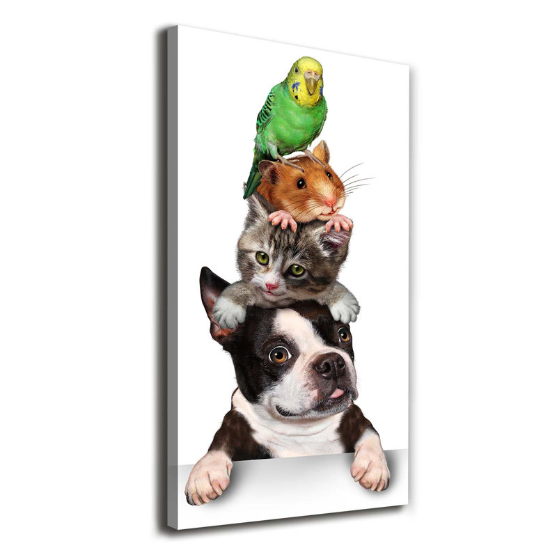 Pets - Wrapped Canvas Print