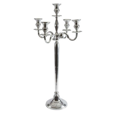 Aluminum Floor Candelabra