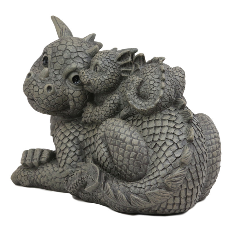 Figurine de famille dragon fantaisiste Ide