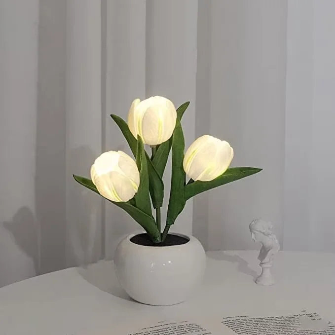 Lampe fantaisie, Blanc