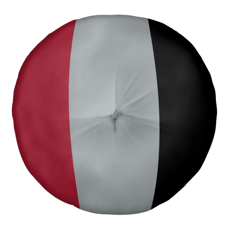 Coussin de sol touffeté atlanta, 26 po x 26 po, Argenté
