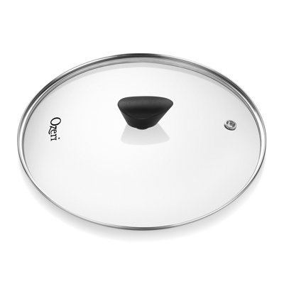 Earth Frying Pan Lid in Tempered Glass