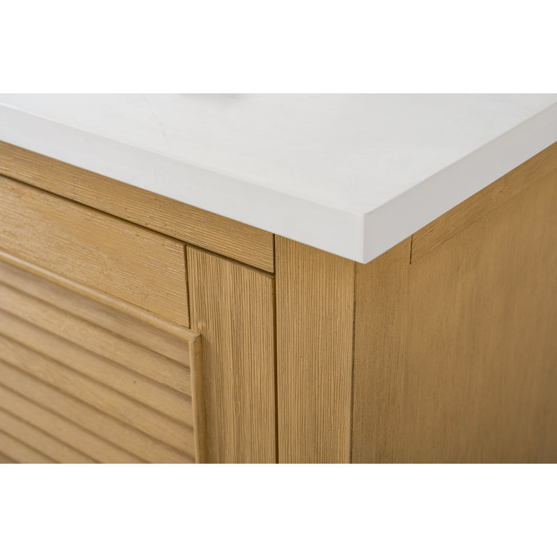 Estate 36'' Single Bathroom Vanity with Quartz Top, Oak