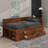 Twin Size Daybed With Drawers And Shelves-70212972