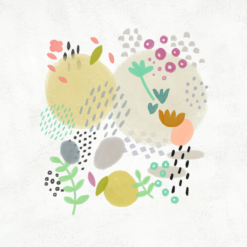 Funfetti II - Wrapped Canvas Print, 122cm H x 122cm W