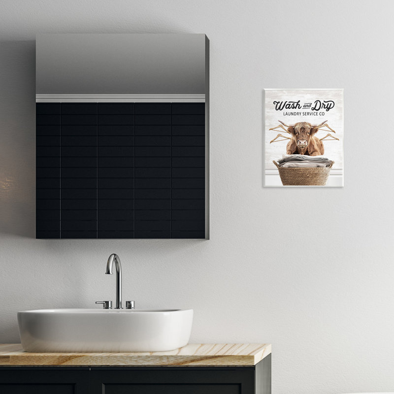 Plaque murale Wash & Dry