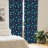 Space Semi-Sheer Rod Pocket Curtain Panels-45966285
