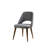 Adella Chair - Anthracite & Walnut