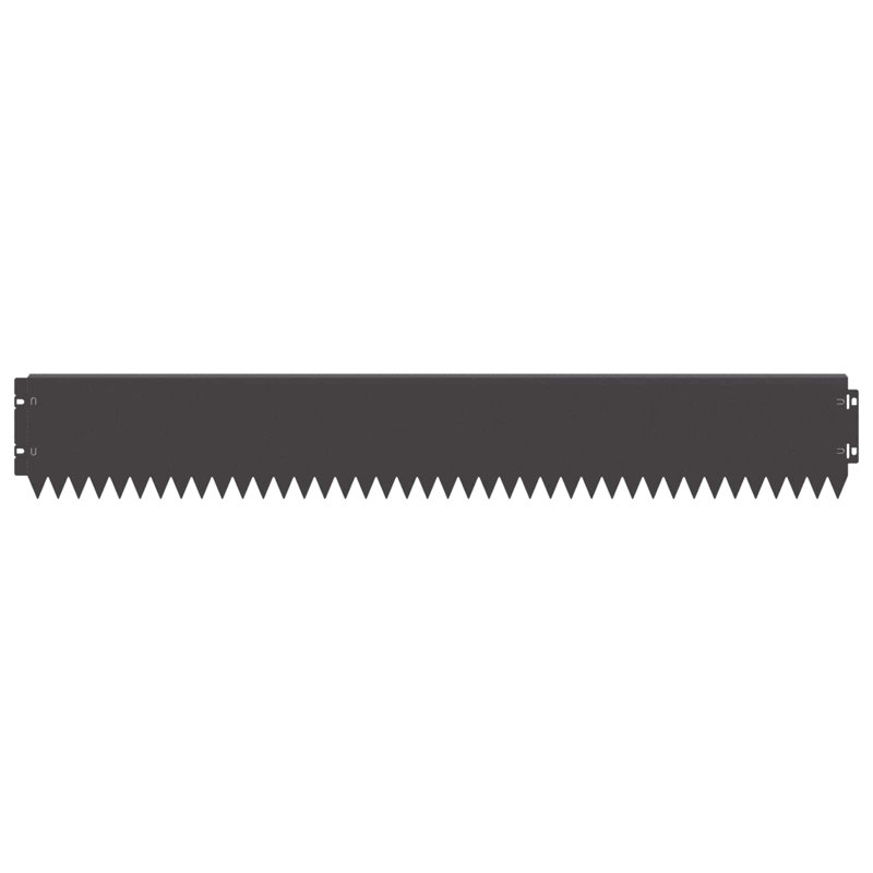 103 cm W Lawn Edging Fencing, 15cm H x 103cm W, Black