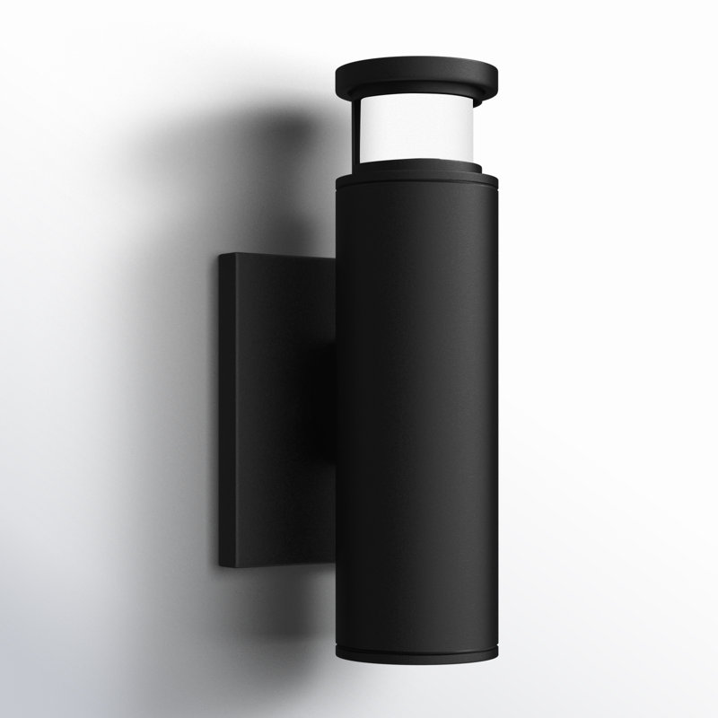 Saion Steel LED Wall Light, Black