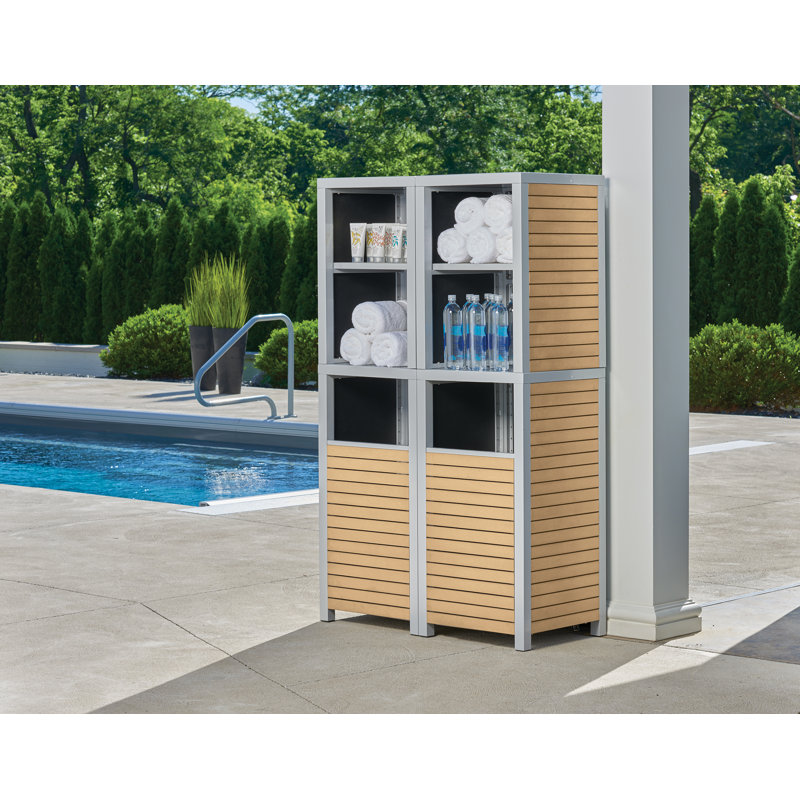 Travira Modular Valet Base Receptacle, Tekwood Natural