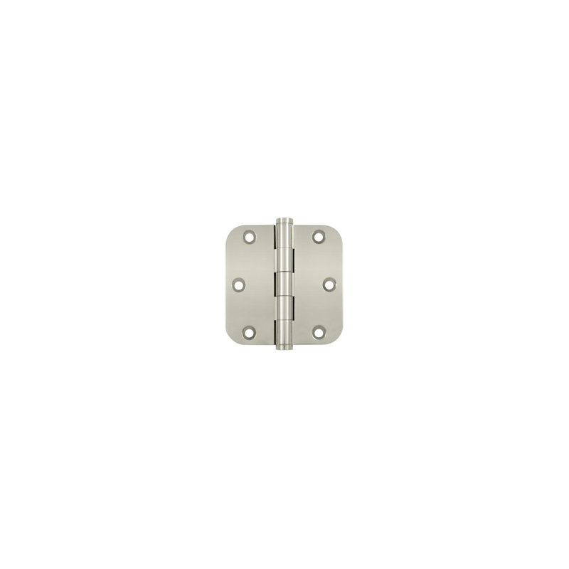 Butt Bearing Hinge, Polished Nickel