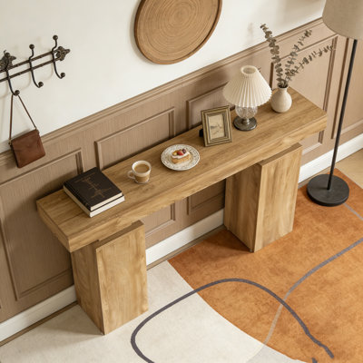 Wooden Console Table Entryway Table Foyer Stand