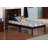 Lampley Solid Wood Platform Bed with Bookcase-407687486-407687484