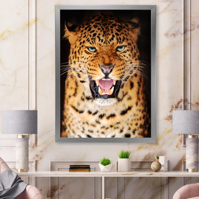 Portrait d'un léopard I - Photographie sur toile