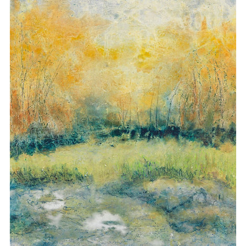 Late October Painting, Silver Framed
