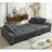 114" Sleeper Sofa,U Shaped Sofa , Pull Out Bed,Convertible Oversize 2 in 1 Sleeper Sofa, Living Room,Upholstery Sofa Bed,Adjustable Sleeper Sofa,Corduroy,y-1623713986