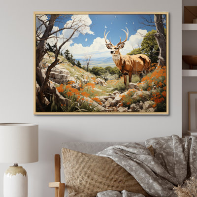 Paysage d'antilope de Baylaa - impression